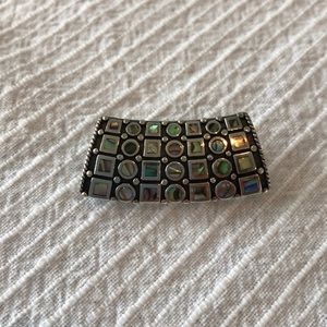 Sterling silver and abalone shell pendant